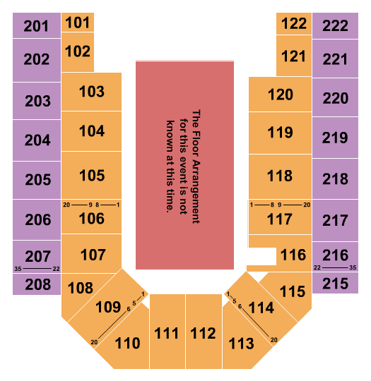Ford Wyoming Center Benson Boone Seating Chart